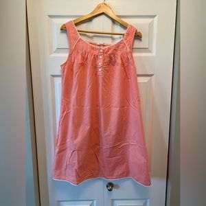 Pink 100% cotton nightie/nightgown